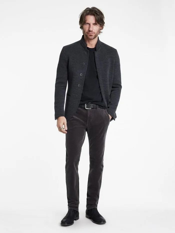 HANS HYBRID JEAN PANT Belugawhite Men John Varvatos Jeans