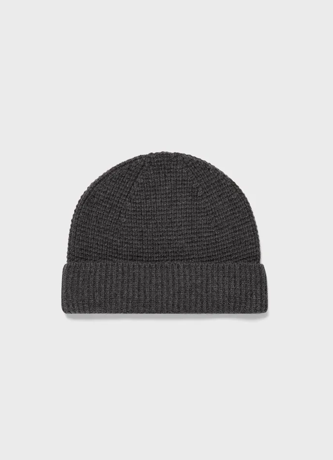Hats Scarves and Gloves MenWomen Textured Waffle Hat Charcoal Melange ussunspel Hats Scarves and Gloves MenWomen Textured Waffle Hat Charcoal Melange ussunspel
