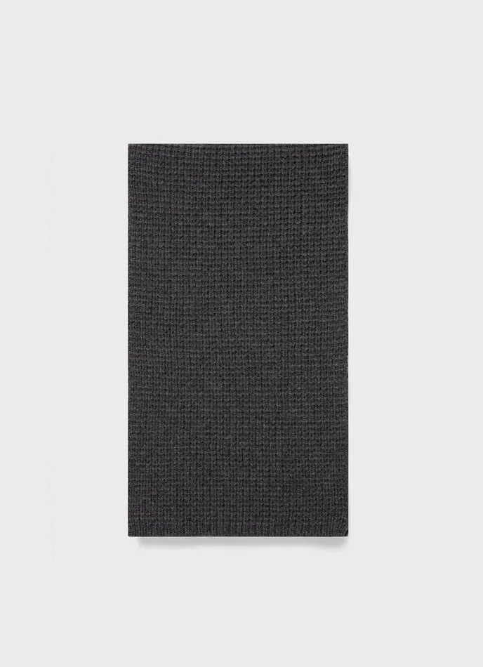 Hats Scarves and Gloves Textured Waffle Scarf Charcoal Melange 8211 ussunspel MenWomen Hats Scarves and Gloves Textured Waffle Scarf Charcoal Melange 8211 ussunspel MenWomen