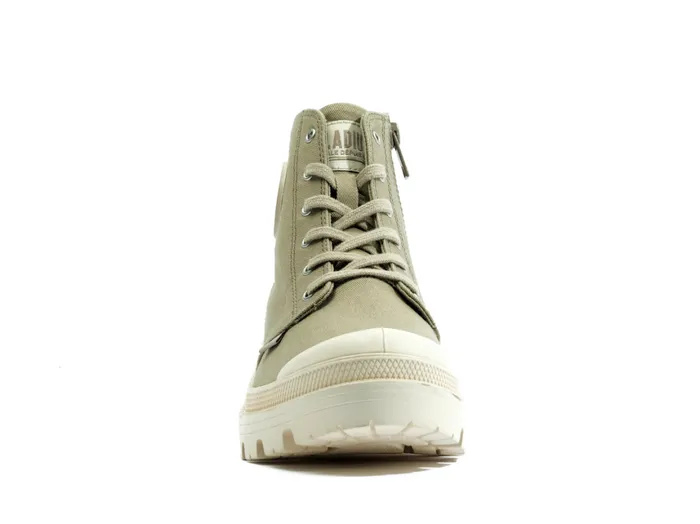 Heel Boots Women PALLADIUM PALLABASE TWILL Dune Heel Boots Women PALLADIUM PALLABASE TWILL Dune