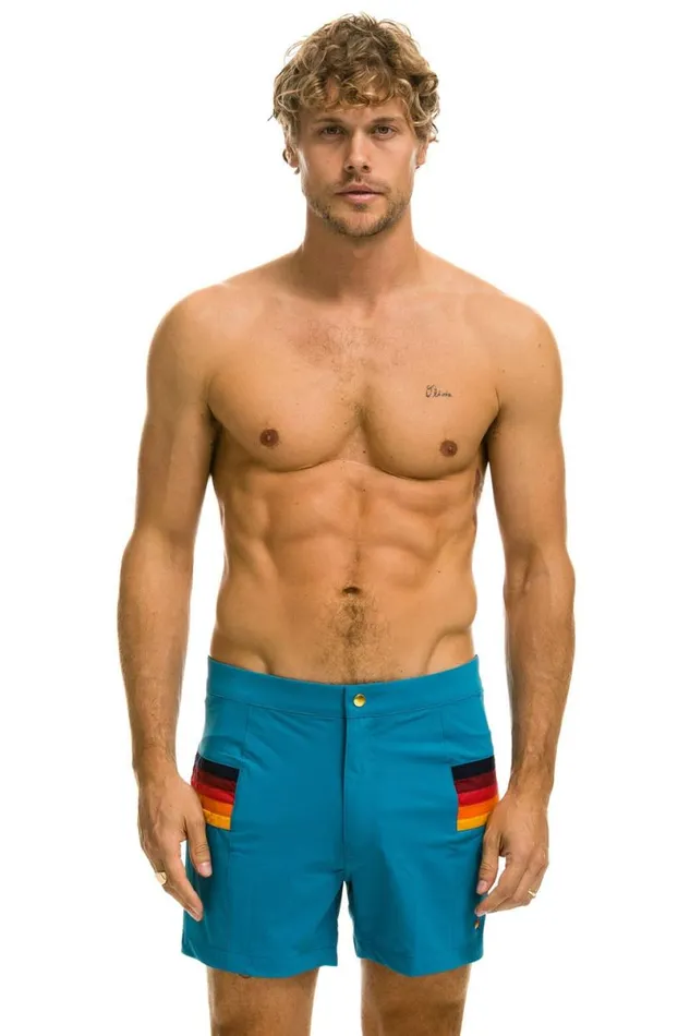 Horizontal 5 Stripe Flex Shorts 8211 Antigua Men Aviator Nation Shorts