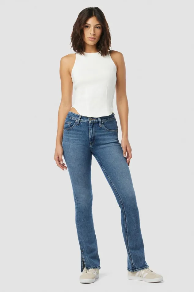 Hudson Jeans Bootcut Barbara HighRise Baby Bootcut Jean W Slit Hem Lottery 8211 Women Hudson Jeans Bootcut Barbara HighRise Baby Bootcut Jean W Slit Hem Lottery 8211 Women