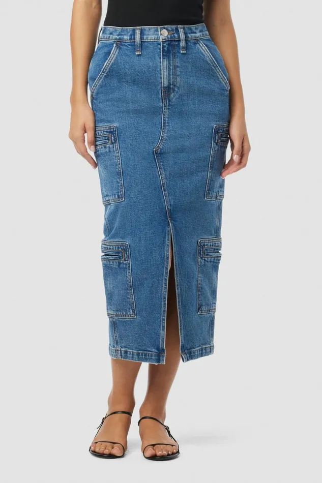 Hudson Jeans Cargo Reconstructed Skirt W Cargo Welt Pockets Golden Hour 8211 Women Hudson Jeans Cargo Reconstructed Skirt W Cargo Welt Pockets Golden Hour 8211 Women