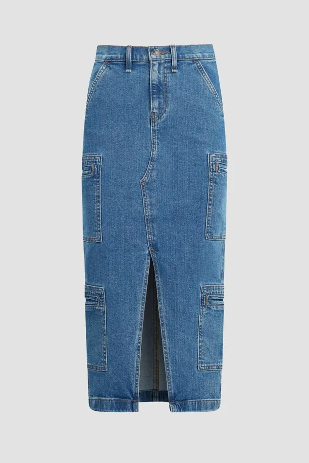Hudson Jeans Cargo Reconstructed Skirt W Cargo Welt Pockets Golden Hour 8211 Women Hudson Jeans Cargo Reconstructed Skirt W Cargo Welt Pockets Golden Hour 8211 Women