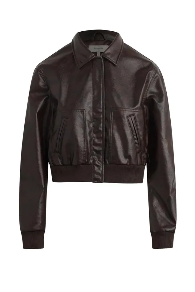 Hudson Jeans Jackets and Outerwear Bomber Jacket Marbled Vegan Leather 8211 Women Hudson Jeans Jackets and Outerwear Bomber Jacket Marbled Vegan Leather 8211 Women