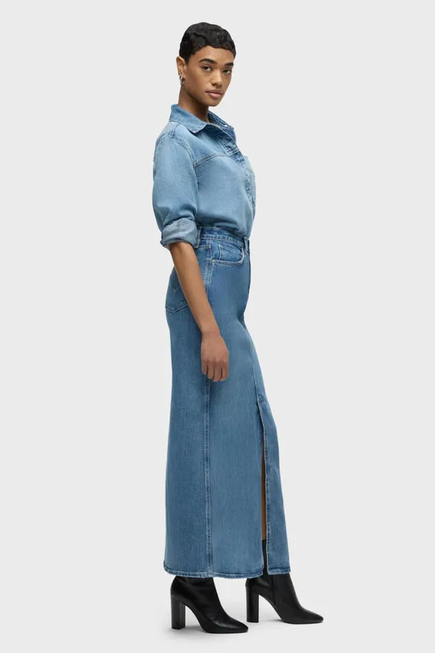 Hudson Jeans Skirts Reconstructed Skirt Maxi Sugarcoat 8211 Women Hudson Jeans Skirts Reconstructed Skirt Maxi Sugarcoat 8211 Women
