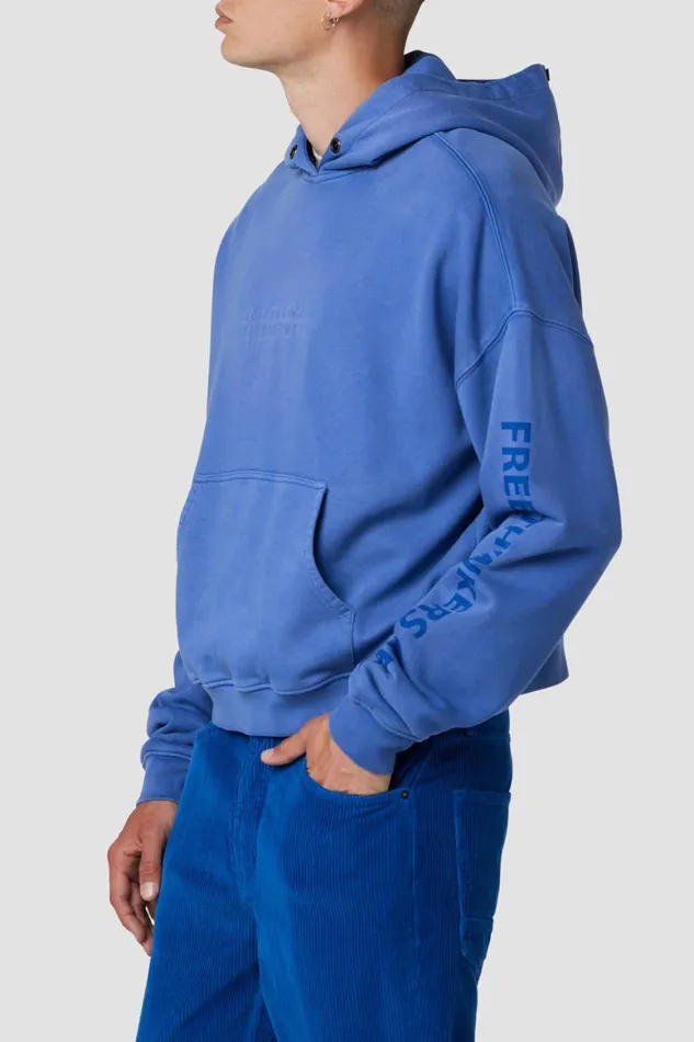 Hudson Jeans Tops and Sweaters Crop Hoodie Deep Royal 8211 Men Hudson Jeans Tops and Sweaters Crop Hoodie Deep Royal 8211 Men