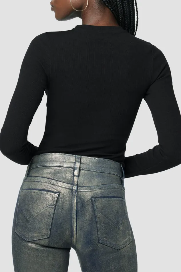 Hudson Jeans Tops and Sweaters Sweetheart Cut Out Bodysuit Black 8211 Women Hudson Jeans Tops and Sweaters Sweetheart Cut Out Bodysuit Black 8211 Women