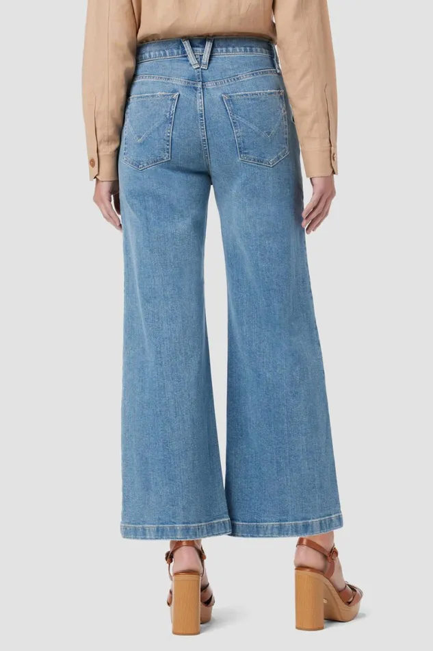 Hudson Jeans Wide Leg Jodie HighRise Wide Leg Crop Jean West Lake 8211 Women Hudson Jeans Wide Leg Jodie HighRise Wide Leg Crop Jean West Lake 8211 Women
