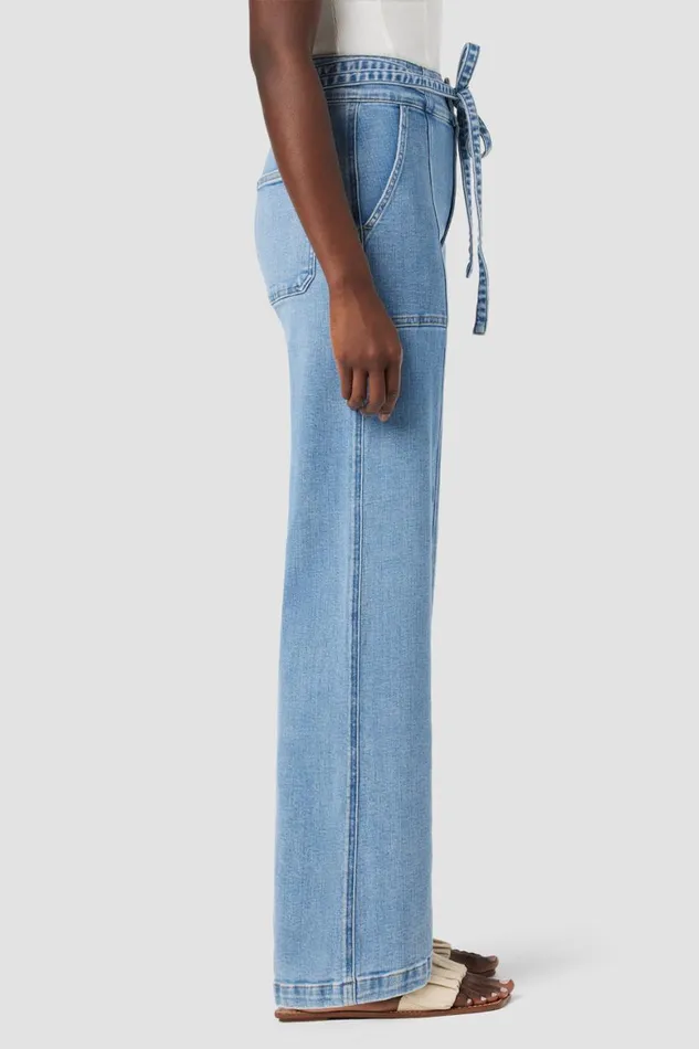 Hudson Jeans Wide Leg Tie Waist Wide Leg Trouser Stardom 8211 Women Hudson Jeans Wide Leg Tie Waist Wide Leg Trouser Stardom 8211 Women