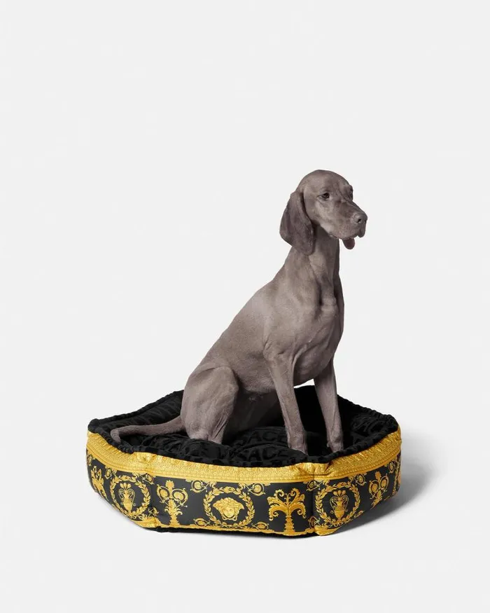 I Baroque Pet Bed Black Home and Lifestyle Versace Pet Accessories