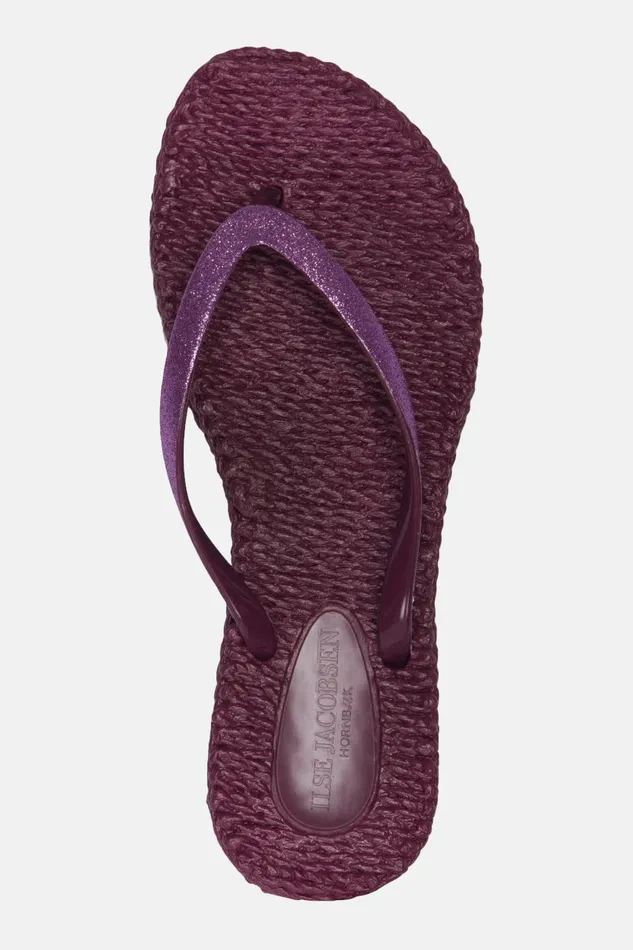 Ilse Jacobsen Flip Flop With Glitter 8211 Rubino Women Flip Flops Ilse Jacobsen Flip Flop With Glitter 8211 Rubino Women Flip Flops