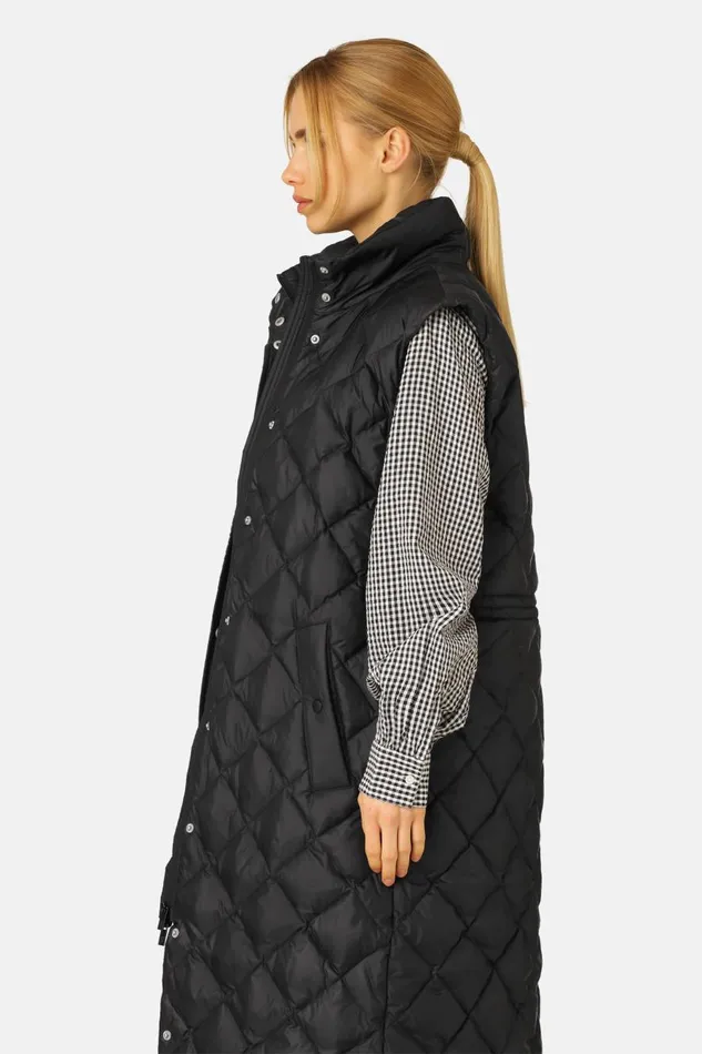 Ilse Jacobsen Long Down Vest 8211 Black Women Jackets And Coats Ilse Jacobsen Long Down Vest 8211 Black Women Jackets And Coats