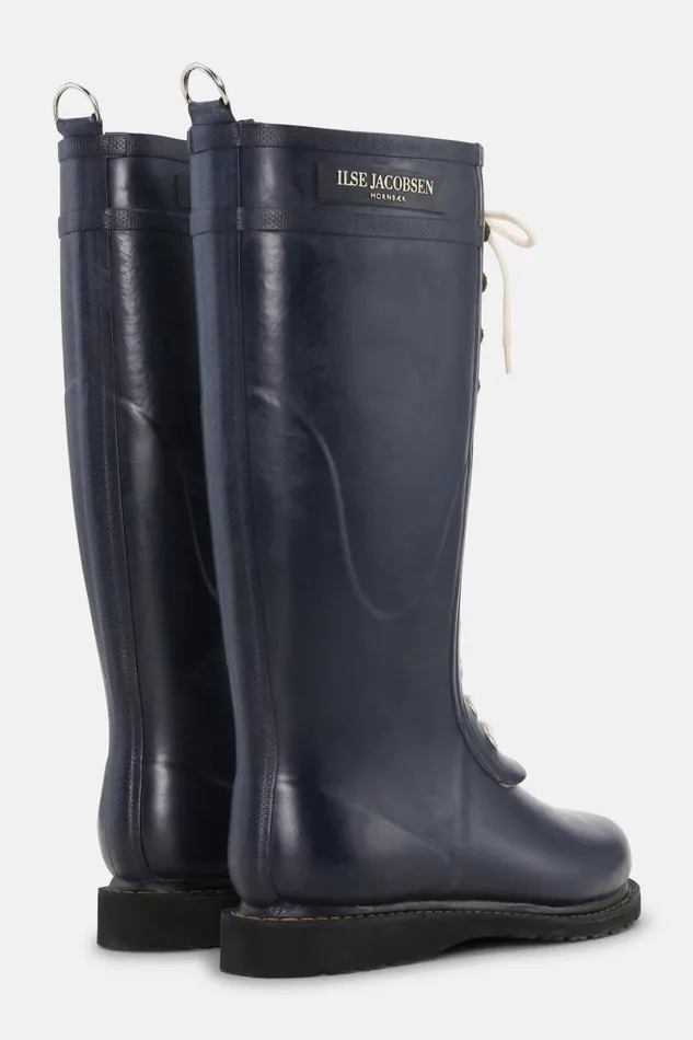 Ilse Jacobsen Long Rubber Boots 8211 Dark Indigo Women Rainboots Long