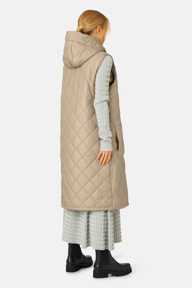 Ilse Jacobsen Padded Vest 8211 Cobblestone Women Jackets And Coats Ilse Jacobsen Padded Vest 8211 Cobblestone Women Jackets And Coats