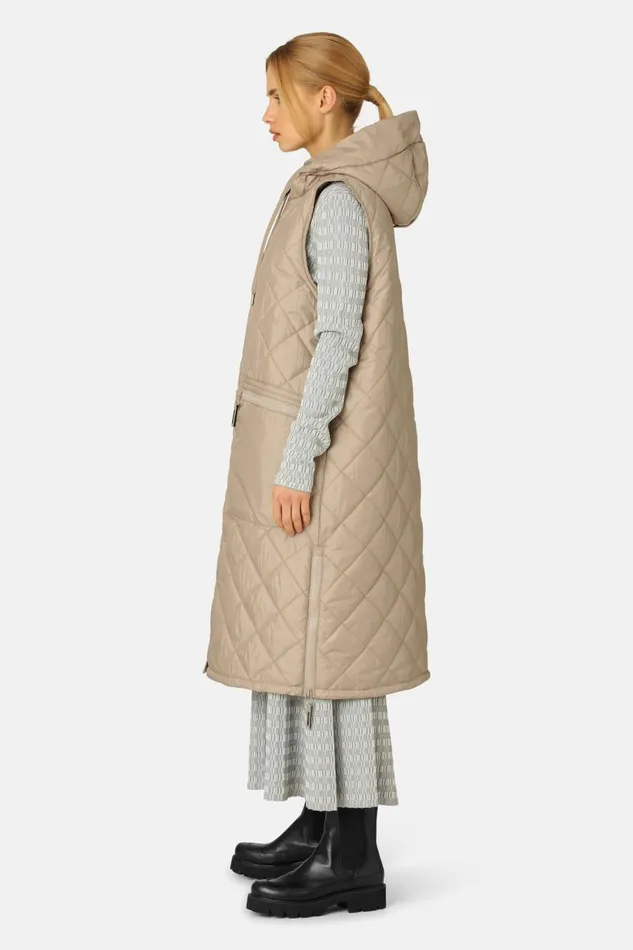 Ilse Jacobsen Padded Vest 8211 Cobblestone Women Jackets And Coats Ilse Jacobsen Padded Vest 8211 Cobblestone Women Jackets And Coats