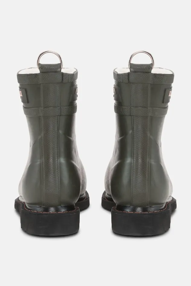 Ilse Jacobsen Short Rubber Boots 8211 Army Women Rainboots Short
