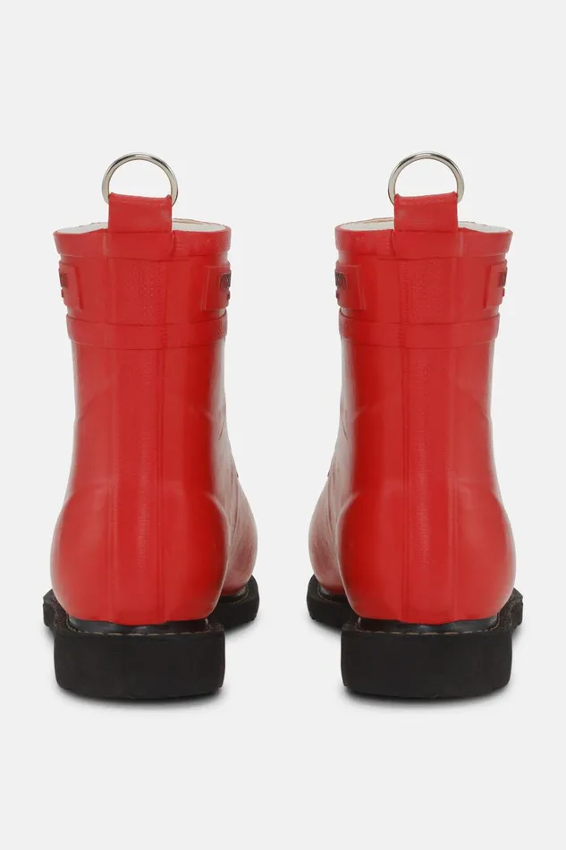 Ilse Jacobsen Short Rubber Boots 8211 Deep Red Women Rainboots Short