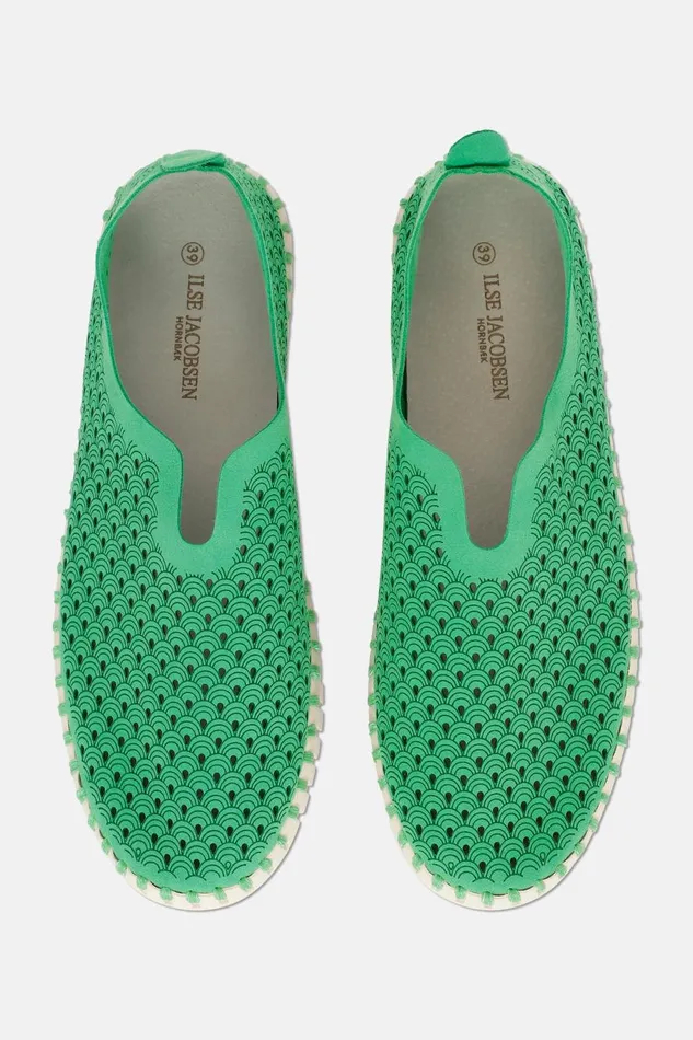 Ilse Jacobsen Tulip SlipIn 8211 Fern Green Women Tulip Flats Ilse Jacobsen Tulip SlipIn 8211 Fern Green Women Tulip Flats