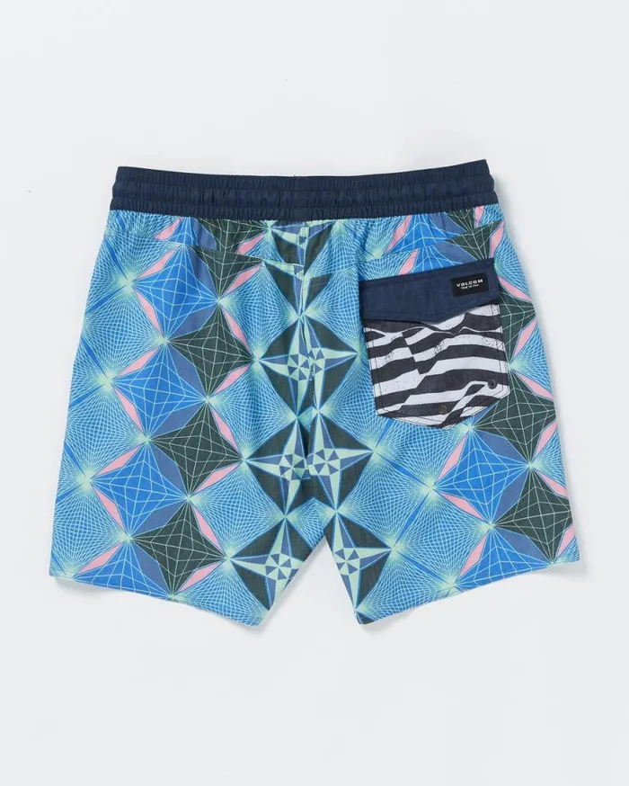 Interwebz Stoney Trunks 8211 Patriot Blue Mens Volcom Boardshorts and Trunks