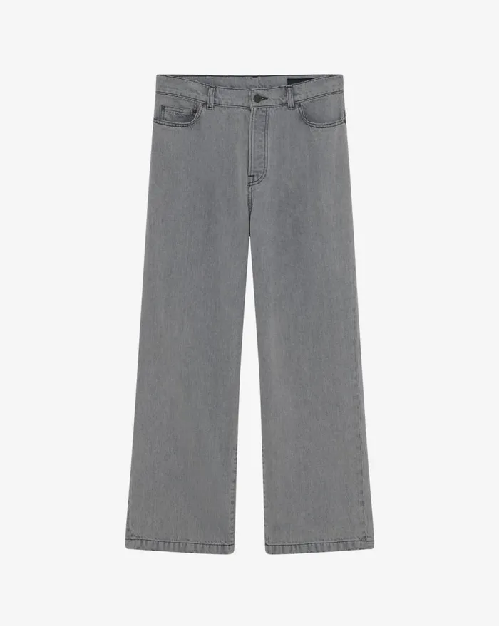 IRO ANTONIO STRAIGHT JEANS Grey Used Men Jeans and Trousers
