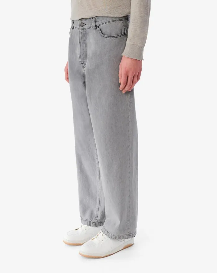 IRO ANTONIO STRAIGHT JEANS Grey Used Men Jeans and Trousers