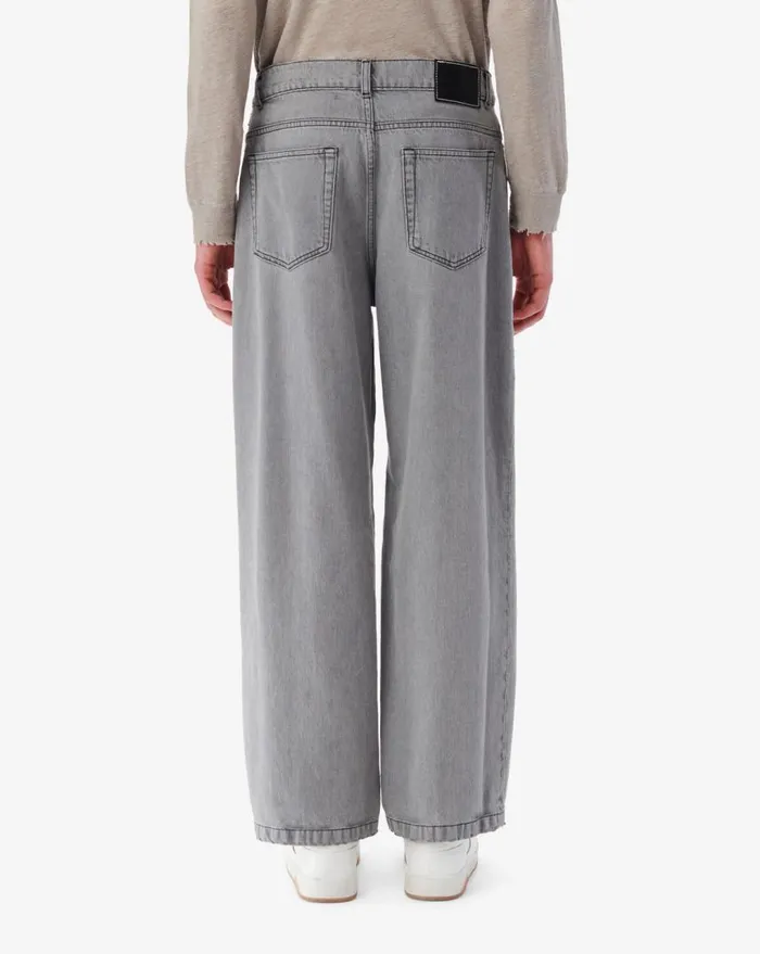 IRO ANTONIO STRAIGHT JEANS Grey Used Men Jeans and Trousers