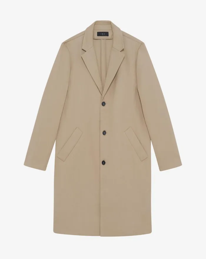 IRO NOE LONG SUIT COAT Beige Men Jackets and Coats