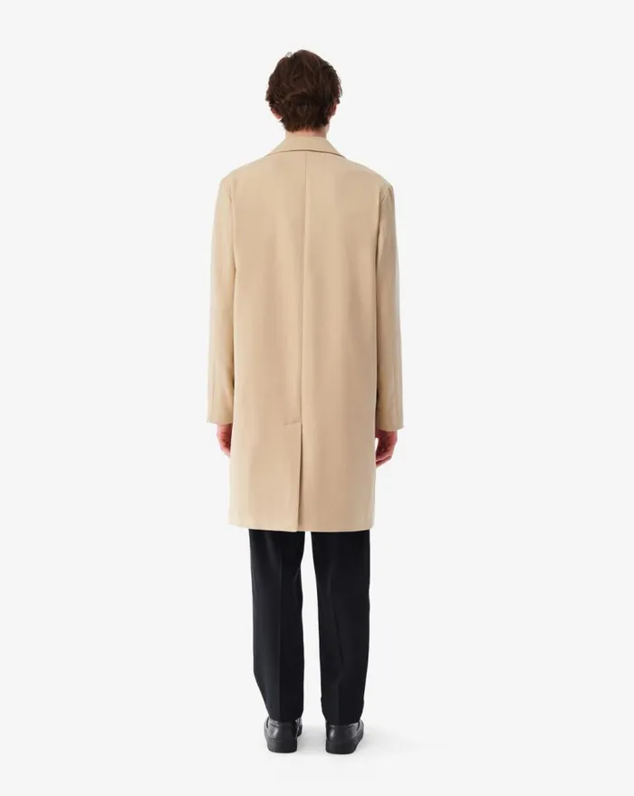 IRO NOE LONG SUIT COAT Beige Men Jackets and Coats