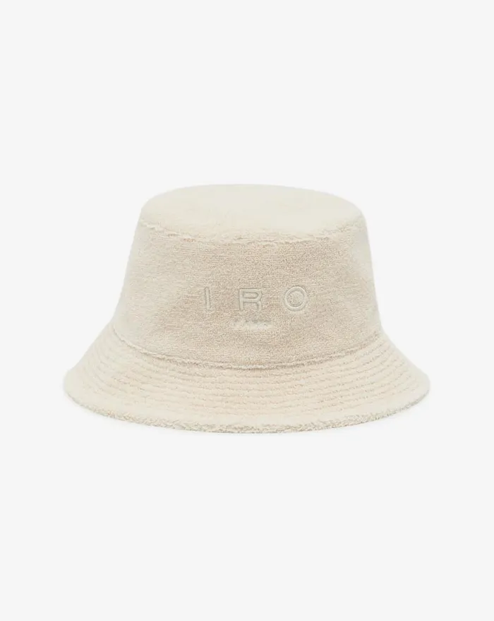 IRO VENETO SPONGE BUCKET HAT Light Beige Women Hats