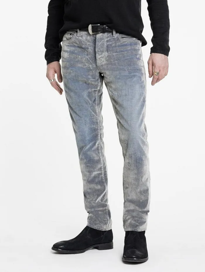 J702 8211 SLIM FIT Smoked Pearl Grey Men John Varvatos Jeans