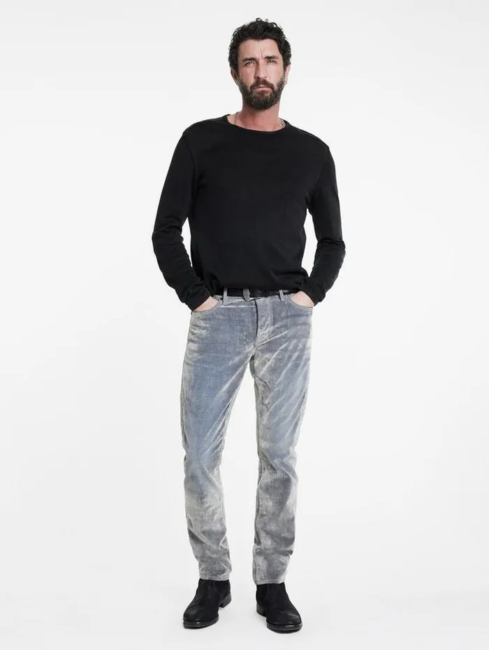 J702 8211 SLIM FIT Smoked Pearl Grey Men John Varvatos Jeans
