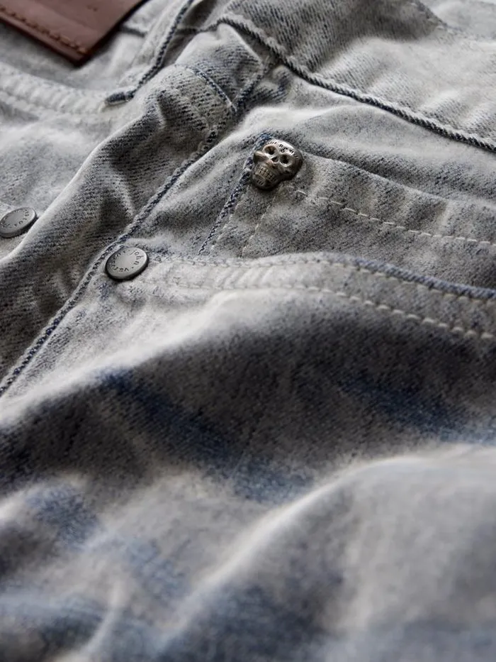J702 8211 SLIM FIT Smoked Pearl Grey Men John Varvatos Jeans