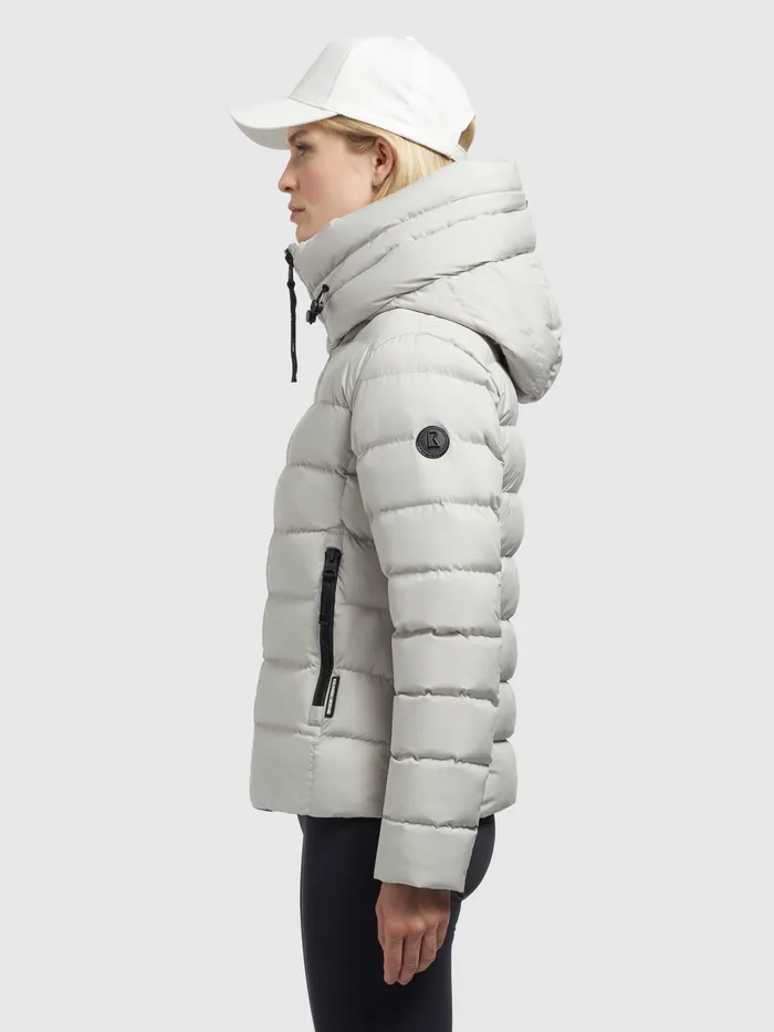 Jacke ADEVA MATT Hellgrau Hellgrau Women Short Jackets KHUJO