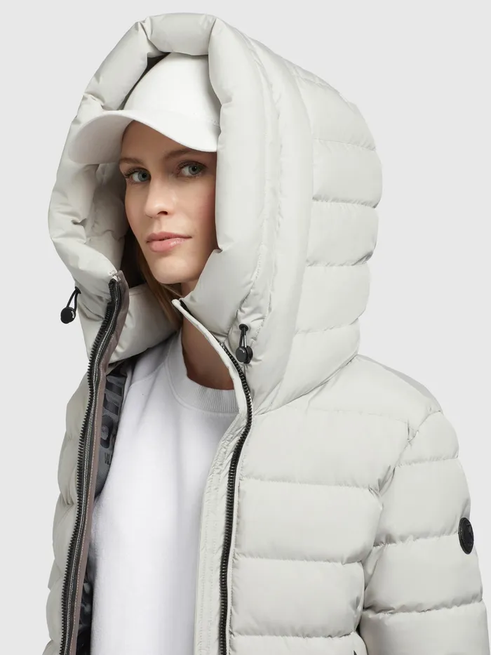 Jacke ADEVA MATT Hellgrau Hellgrau Women Short Jackets KHUJO