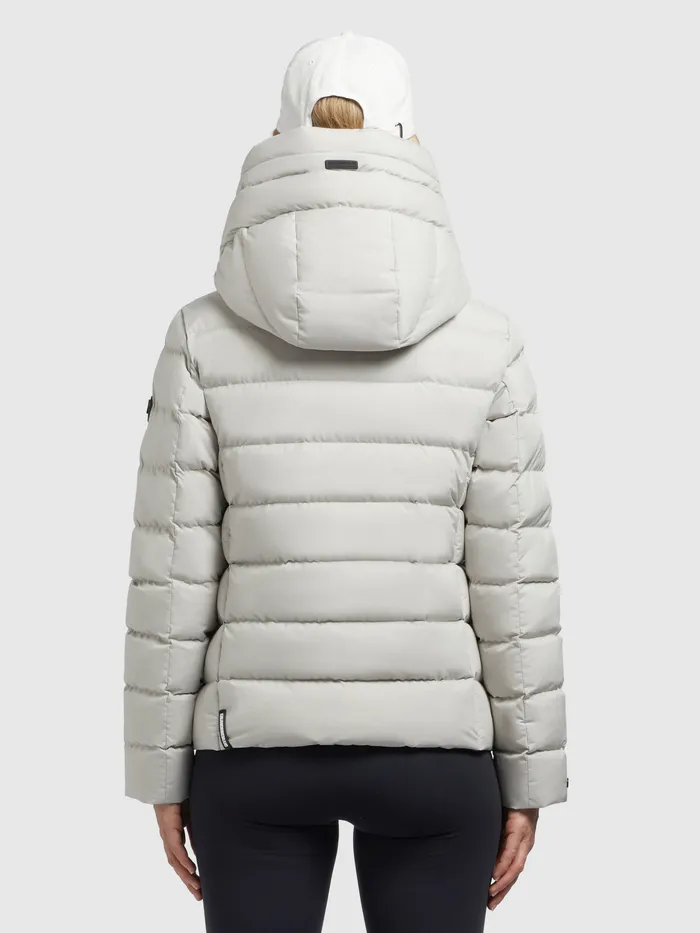 Jacke ADEVA MATT Hellgrau Hellgrau Women Short Jackets KHUJO