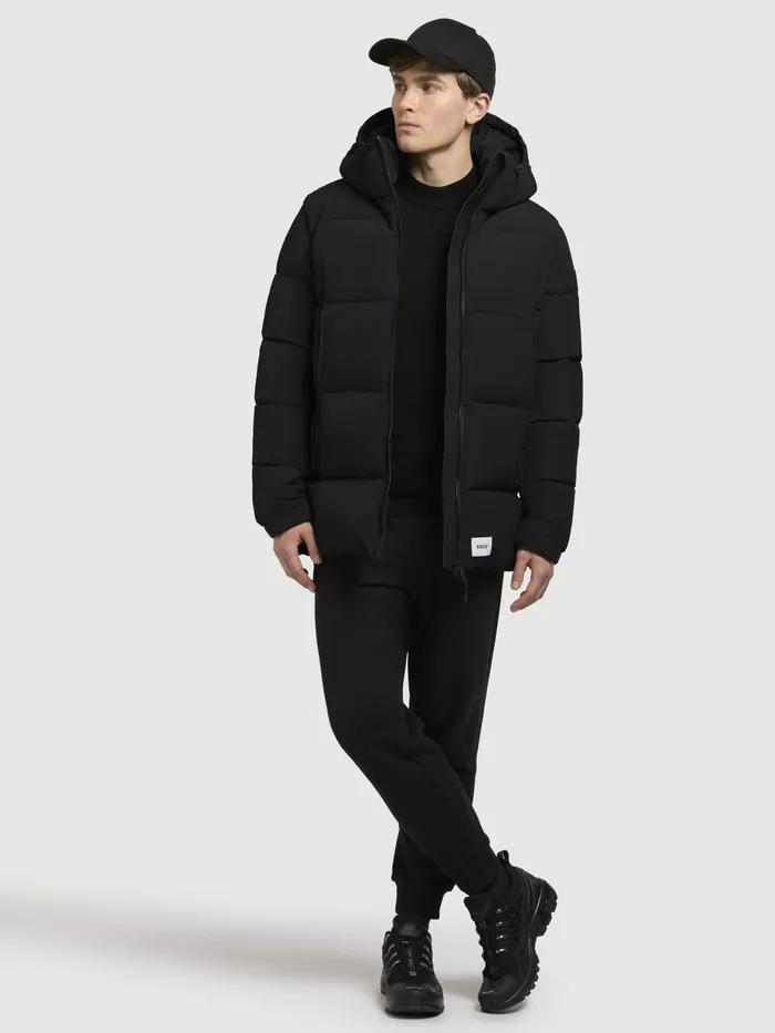 Jacke ROAN Schwarz Schwarz Men Quilted Jackets KHUJO