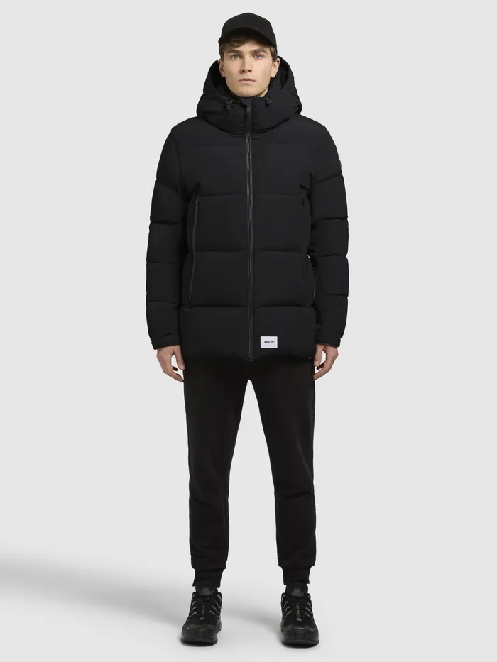 Jacke ROAN Schwarz Schwarz Men Quilted Jackets KHUJO