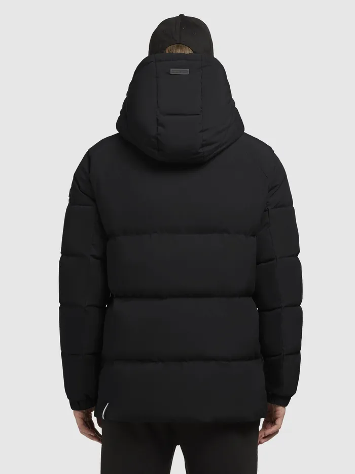 Jacke ROAN Schwarz Schwarz Men Quilted Jackets KHUJO