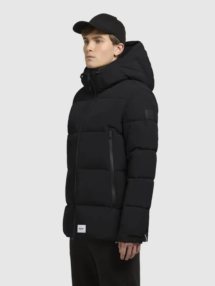 Jacke ROAN Schwarz Schwarz Men Quilted Jackets KHUJO