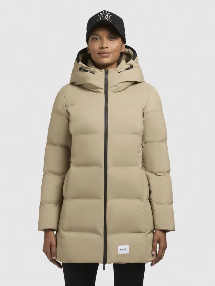 Jacke TANARE3 Sand Sand Quilted Jackets KHUJO Women