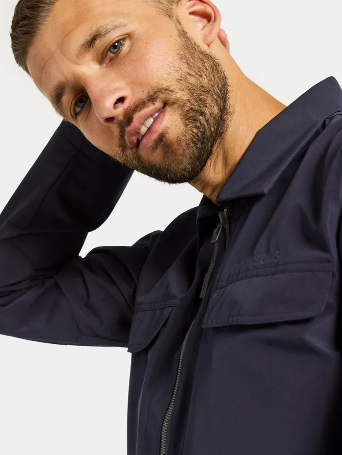 Jacket Dark Night Blue Men Didriksons Spring Jackets