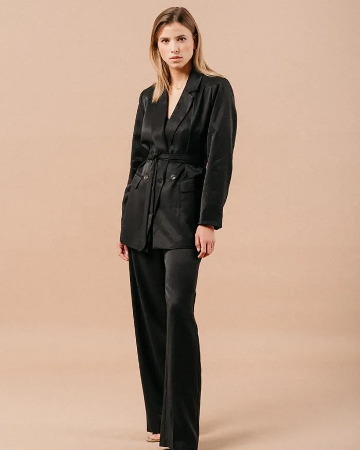JACKET NOIR MALENE Shop Grace and Mila Blazers