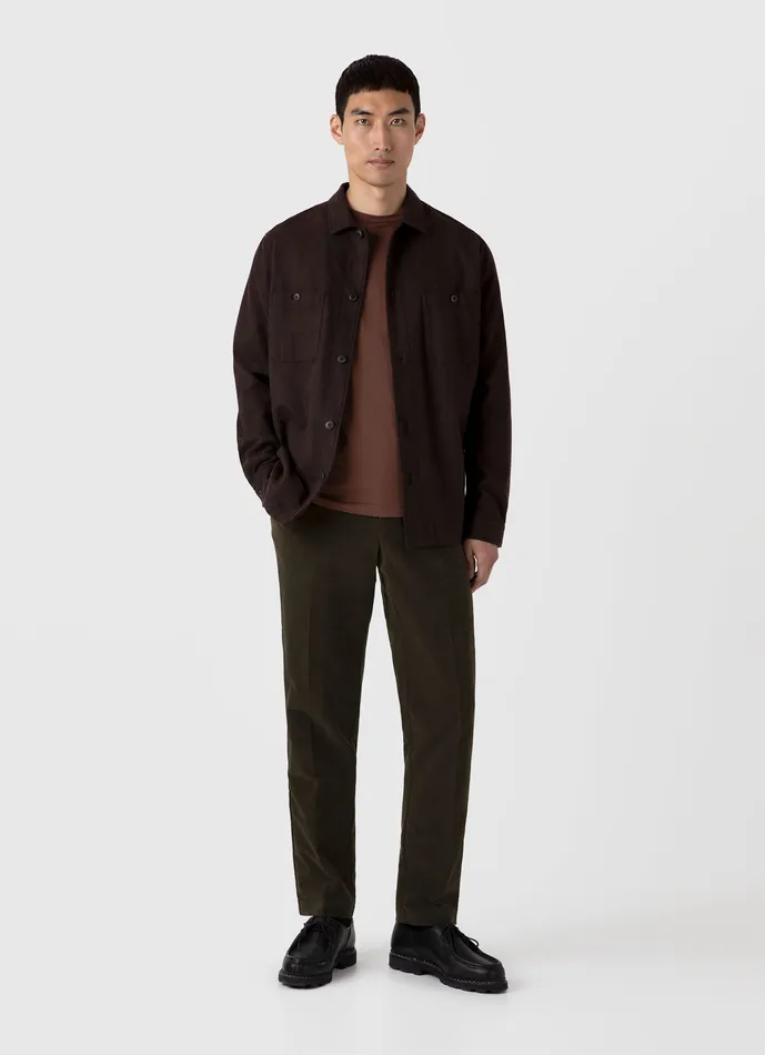 Jackets and Coats Men Herringbone Overshirt Cocoa Brown ussunspel Jackets and Coats Men Herringbone Overshirt Cocoa Brown ussunspel