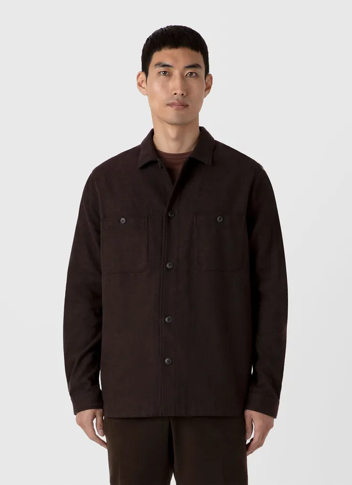 Jackets and Coats Men Herringbone Overshirt Cocoa Brown ussunspel Jackets and Coats Men Herringbone Overshirt Cocoa Brown ussunspel