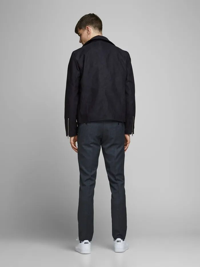 Jackets JACK and JONES Mens FAUX SUEDE JACKET Blue Dark Navy