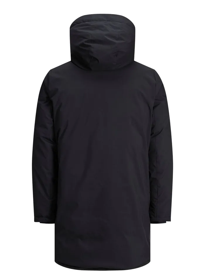 Jackets JACK and JONES Mens HOODED PARKA Blue Dark Navy