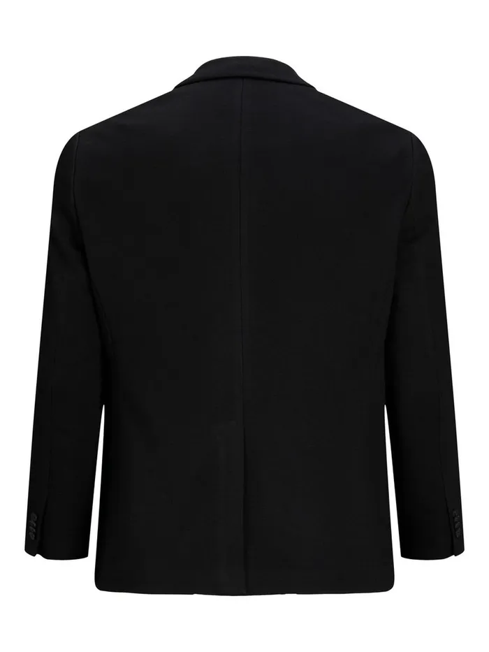 Jackets JACK and JONES Mens SINGLEBREASTED VISCOSE PLUS SIZE BLAZER Black Black