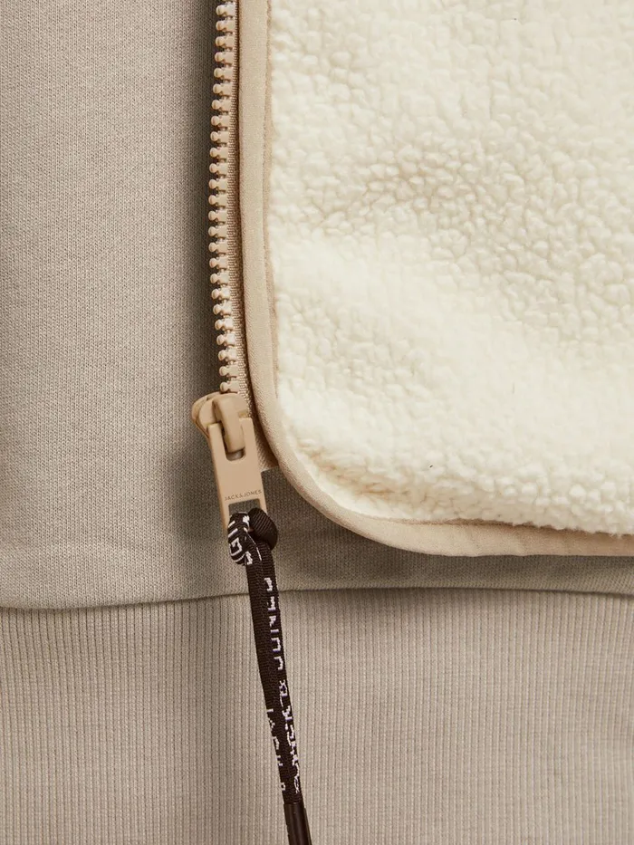 Jackets JACK and JONES Mens TEDDY JACKET Beige Seedpearl