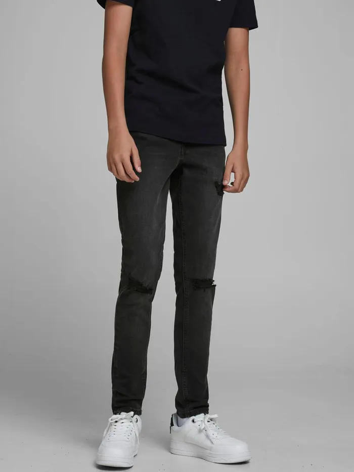 Jeans JACK and JONES Junior BOYS LIAM ORIGINAL SKINNY FIT JEANS Black Black Denim Jeans JACK and JONES Junior BOYS LIAM ORIGINAL SKINNY FIT JEANS Black Black Denim